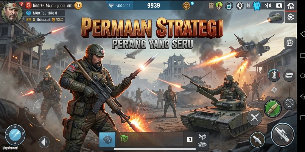 Tampilan gameplay menarik 9939 dengan strategi SLG yang mendebarkan.