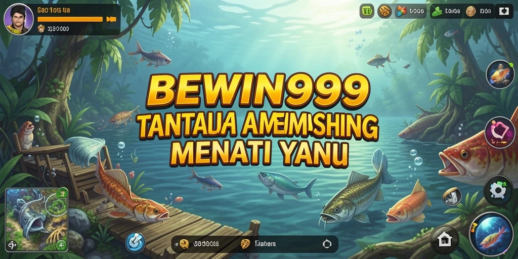 Tampilan gameplay BEWIN999 dengan aksi memancing yang seru.