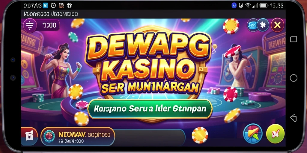 Tampilan gameplay menarik dalam DEWAPG dengan grafis dan efek suara yang memukau.