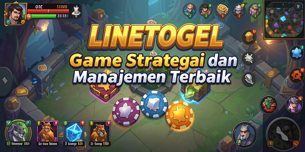 Tampilan gameplay menarik dan penuh strategi dari LINETOGEL.