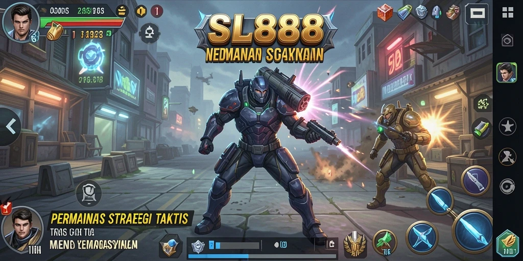 Tampilan gameplay SL888 yang menegangkan dan penuh strategi.