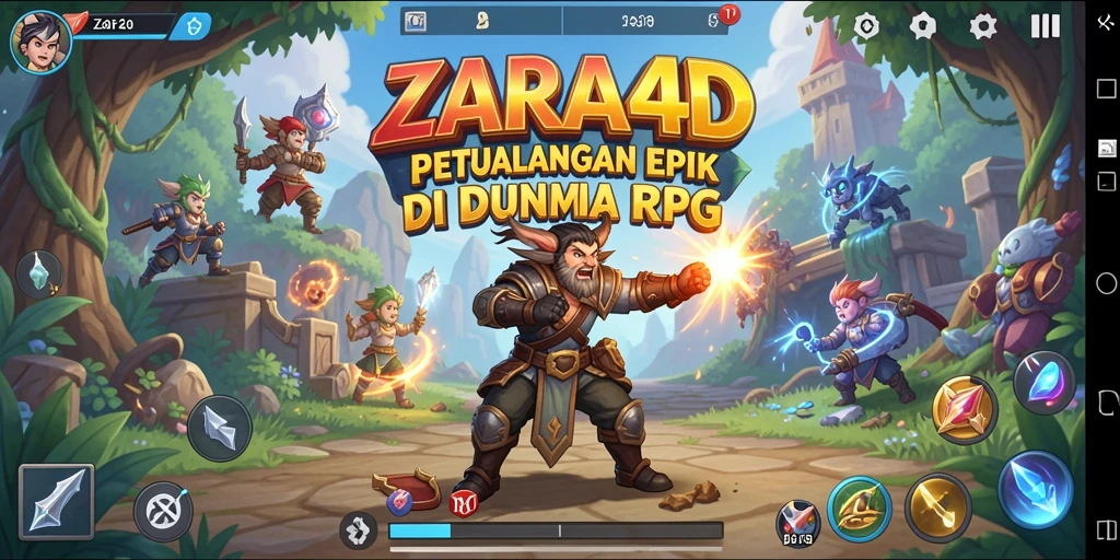 Gameplay seru ZARA4D di dunia RPG yang luas.